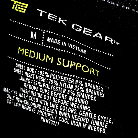Tex Gear Sport Bra - Picture 3 of 3